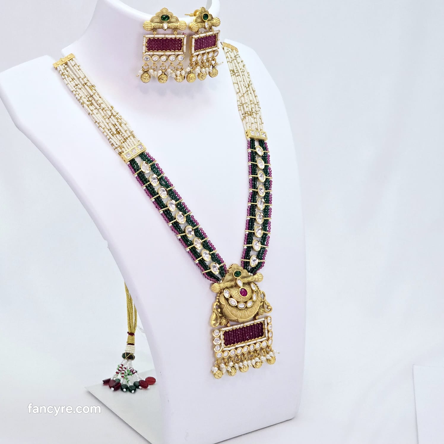The Jivisha Rajwadi Long Necklace