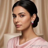 The Soha Whitegold A.D Earring