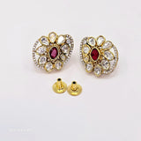 The Trinity Yellowgold A.D Pendant Earring