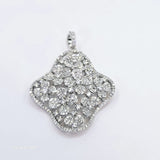 The Henri Whitegold A.D Pendant Earring