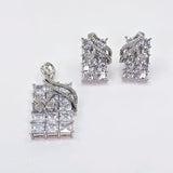 The Nayeli Whitegold A.D Pendant Earring