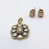 The Salma Victorian Polish Pendant Earring