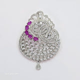 The Miles Whitegold A.D Pendant Earring