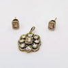 The Salma Victorian Polish Pendant Earring