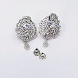 The Magnolia Whitegold A.D Pendant Earring