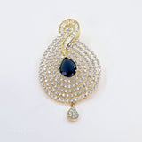 The Noel Yellowgold A.D Pendant Earring