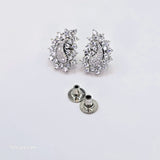 The Haze Whitegold A.D Pendant Earring
