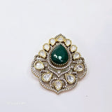 The Macy Yellowgold A.D Pendant Earring