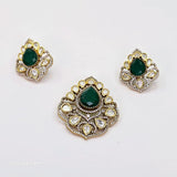 The Macy Yellowgold A.D Pendant Earring