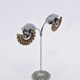 The Portia Oxidized Earring