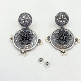 The Carly Oxidized Earring