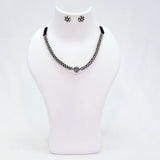 The Zennie Oxidized Necklace