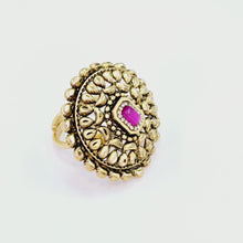 The Trusha Kempu Ring