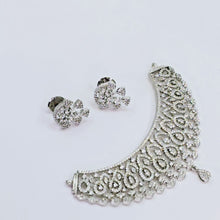 The Danity Whitegold A.D Pendant Earring (M.S)