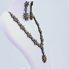 The Saphira Blackgold A.D Necklace