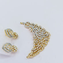 The Dalma Yellowgold A.D Pendant Earring (M.S)