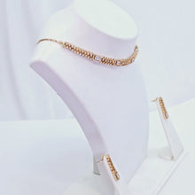 The Alexa Rosegold A.D Necklace