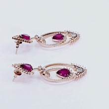 The Capri Rosegold A.D Earring