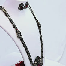 The Alina Oxidized Long Necklace