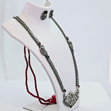 The Soraya Oxidized Long Necklace