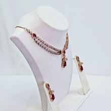 The Camryn Rosegold A.D Necklace