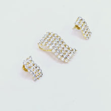 The Maria Yellowgold A.D Pendant Earring