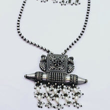 The Sage Oxidized Long Necklace