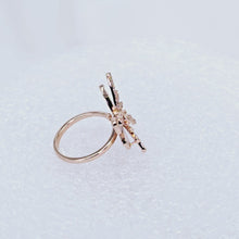 The Butterfly Rosegold A.D Ring