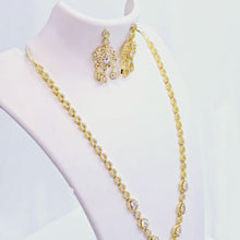 The Alayna Yellowgold A.D Long Necklace